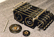 Photo of the rotor cage removed from the cipher machine with two 
rotors removed.