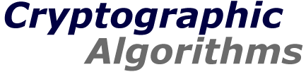 Cryptographic Algorithms